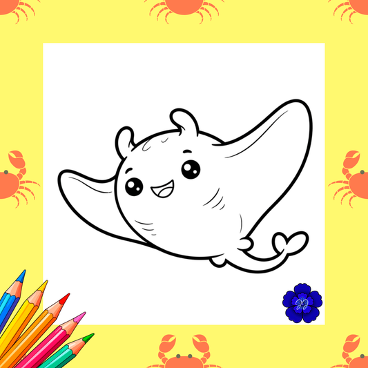 Cocotier & Transat : Coloriage cozy et apaisant