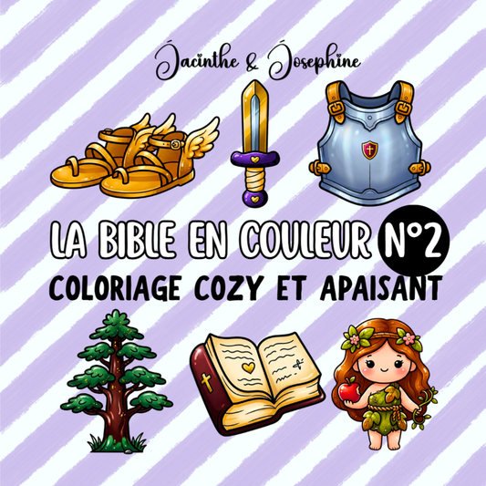 La bible en couleur n°2 : Coloriage cozy et apaisant