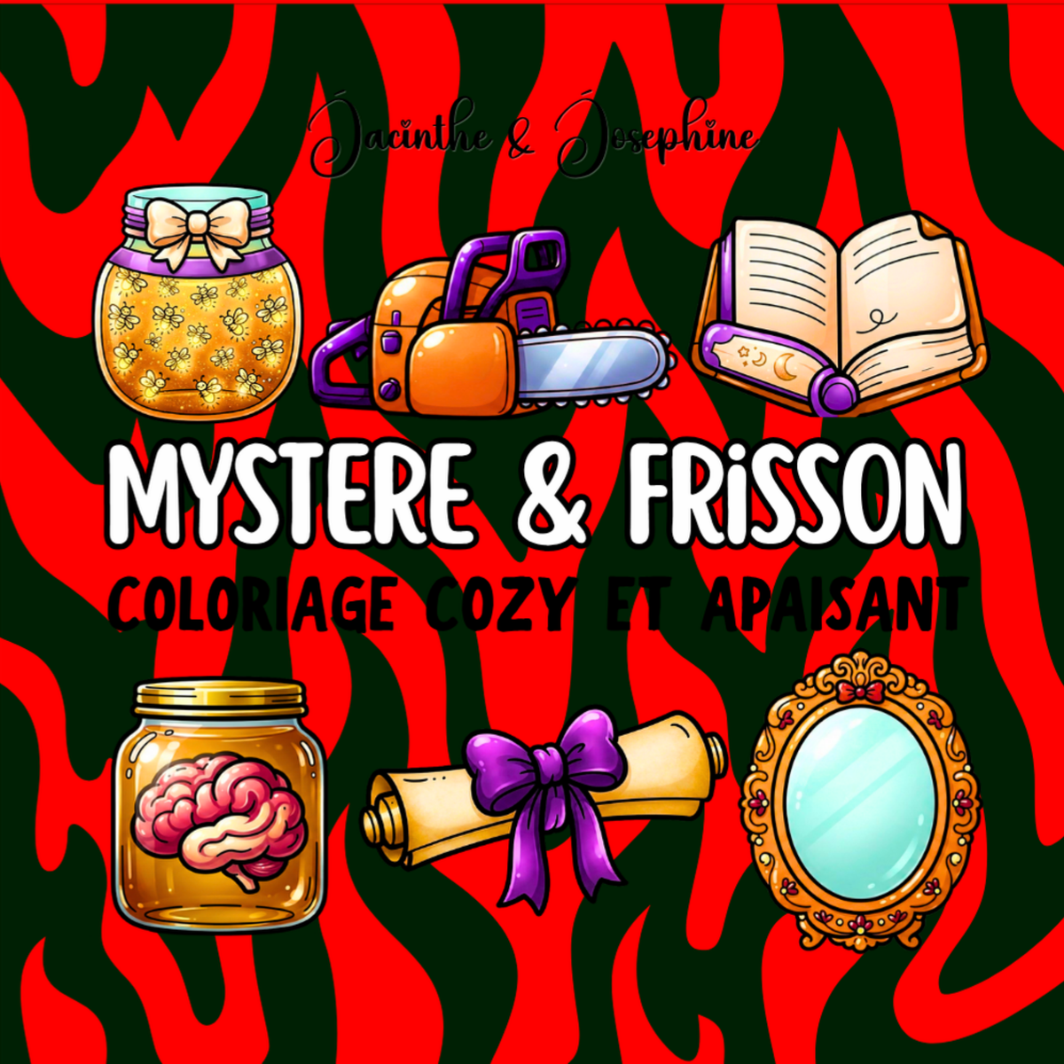 Mystère & Frisson : Coloriage cozy et apaisant