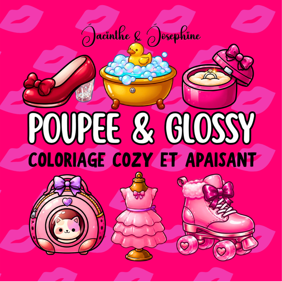 Poupée & Glossy : Coloriage cozy et apaisant