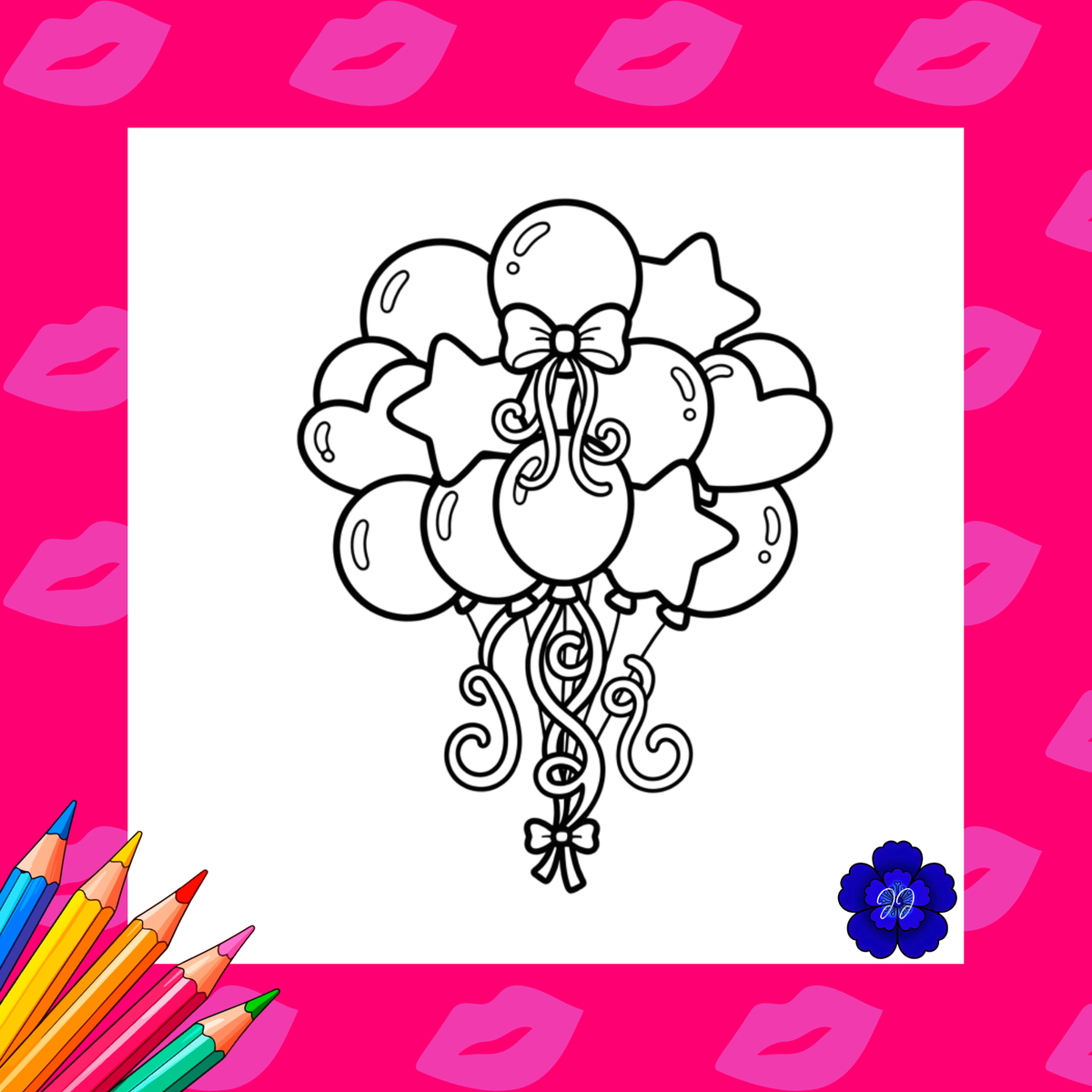 Poupée & Glossy : Coloriage cozy et apaisant
