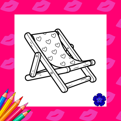 Poupée & Glossy : Coloriage cozy et apaisant