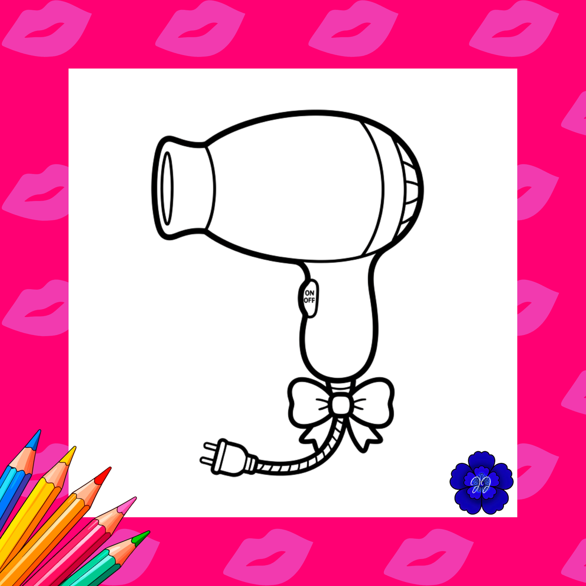 Poupée & Glossy : Coloriage cozy et apaisant