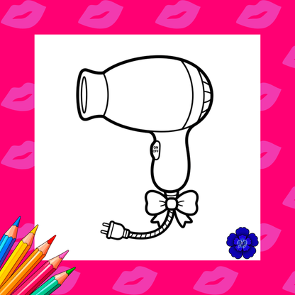 Poupée & Glossy : Coloriage cozy et apaisant