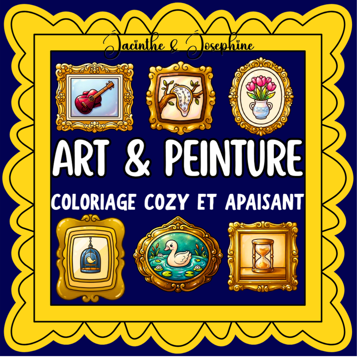 Art & Peinture : Coloriage cozy et apaisant
