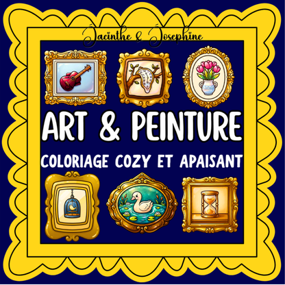 Art & Peinture : Coloriage cozy et apaisant