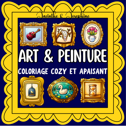 Art & Peinture : Coloriage cozy et apaisant