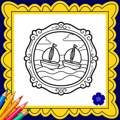Art & Peinture : Coloriage cozy et apaisant