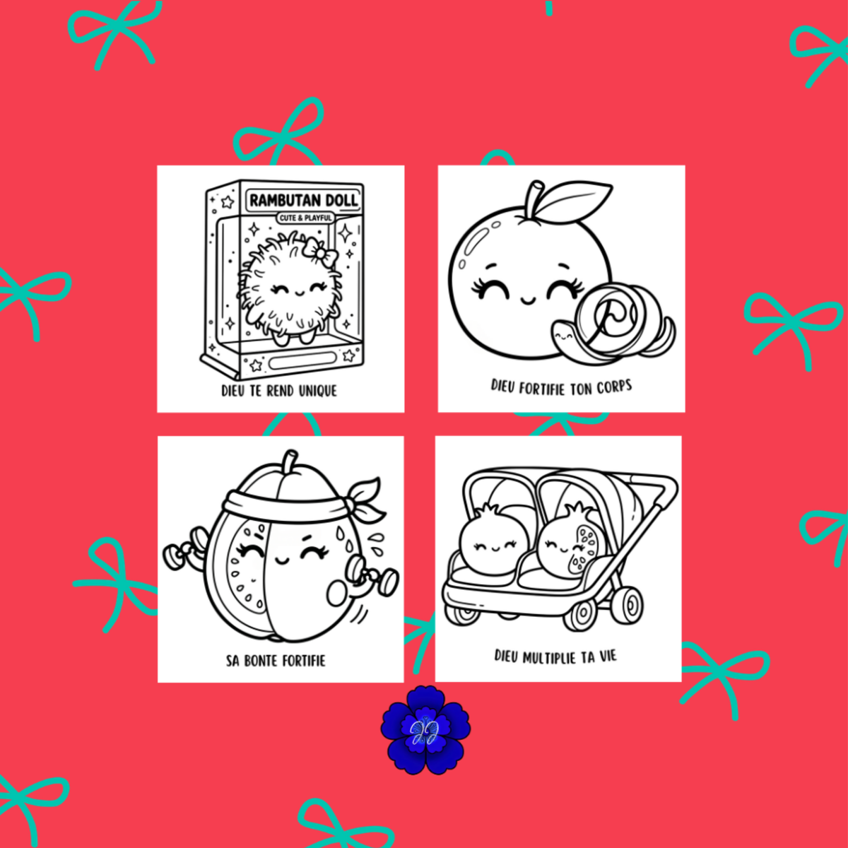 Fruits de l'Esprit : Coloriage cozy et inspirant