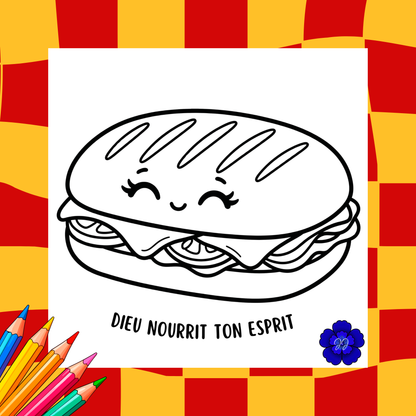 Plaisirs Gourmands : Coloriage cozy et inspirant
