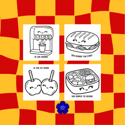 Plaisirs Gourmands : Coloriage cozy et inspirant