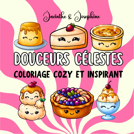 Douceurs Célestes : Coloriage cozy et inspirant