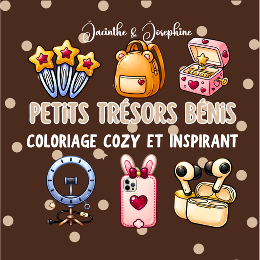 Petits Trésors Bénis: Coloriage cozy et inspirant