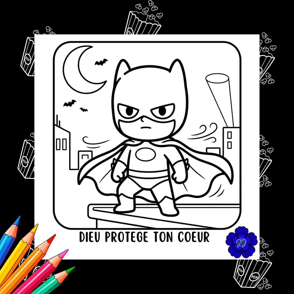 Filmographie Eternelle : Coloriage cozy et inspirant