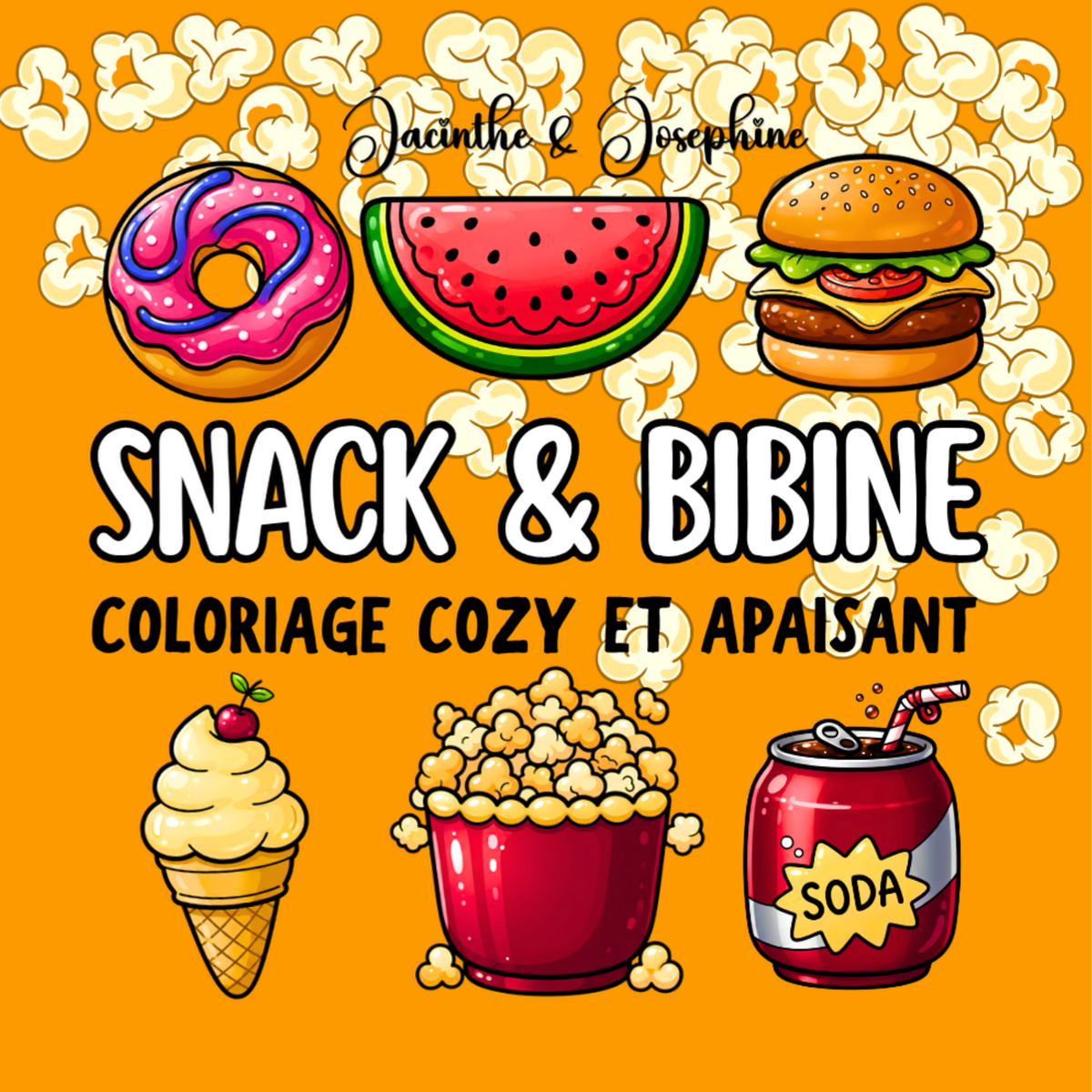 Snack & Bibine : Coloriage cozy et apaisant