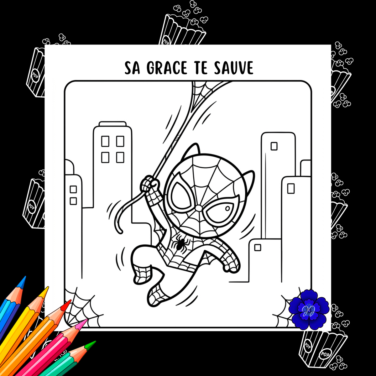 Filmographie Eternelle : Coloriage cozy et inspirant