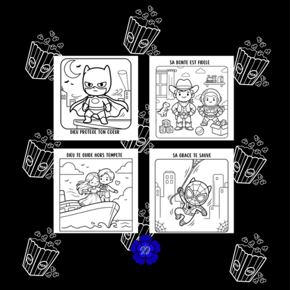 Filmographie Eternelle : Coloriage cozy et inspirant
