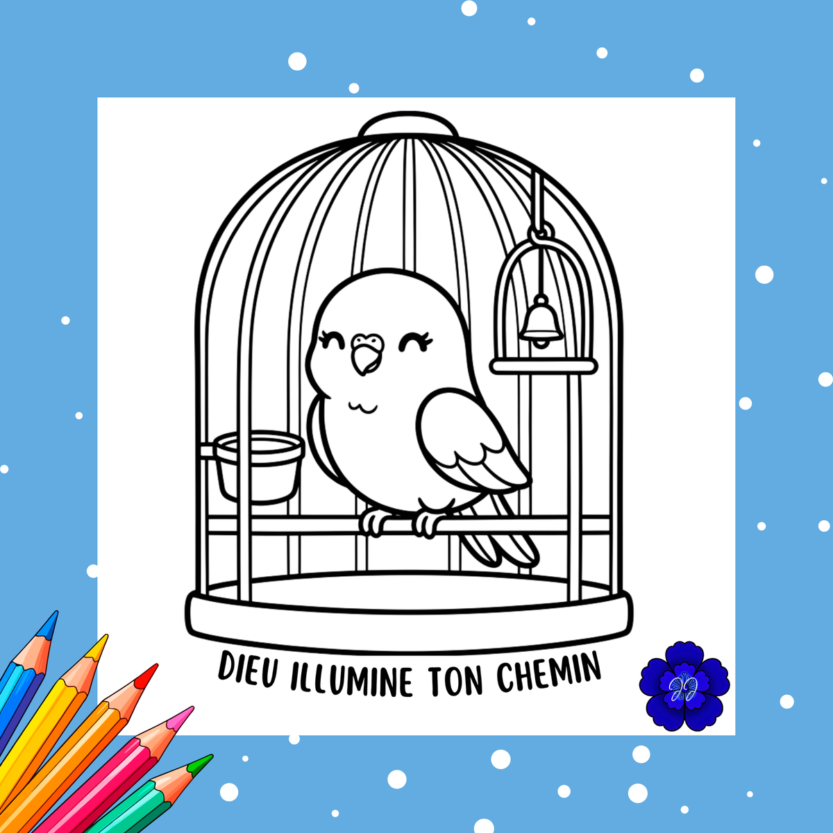 Souffle de vie : Coloriage cozy et inspirant