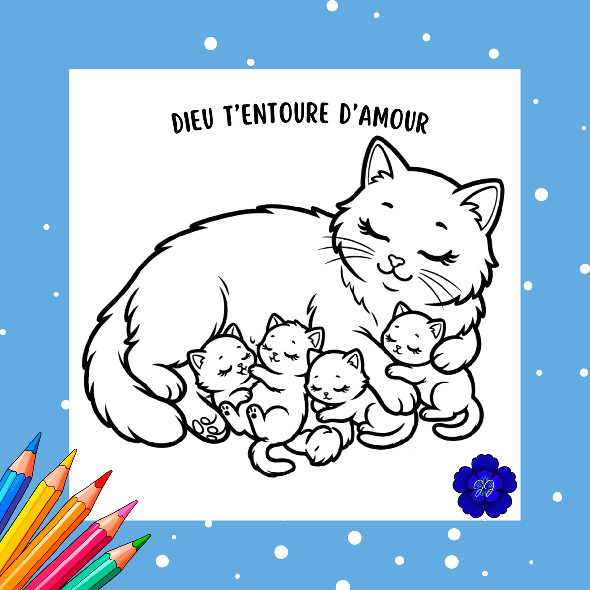 Souffle de vie : Coloriage cozy et inspirant