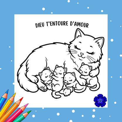 Souffle de vie : Coloriage cozy et inspirant