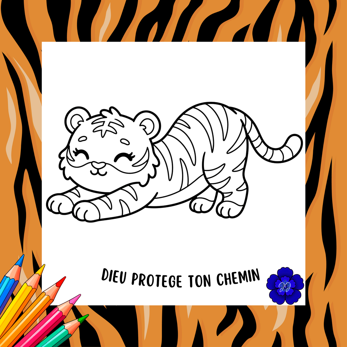Safari de l'Eden : Coloriage cozy et inspirant