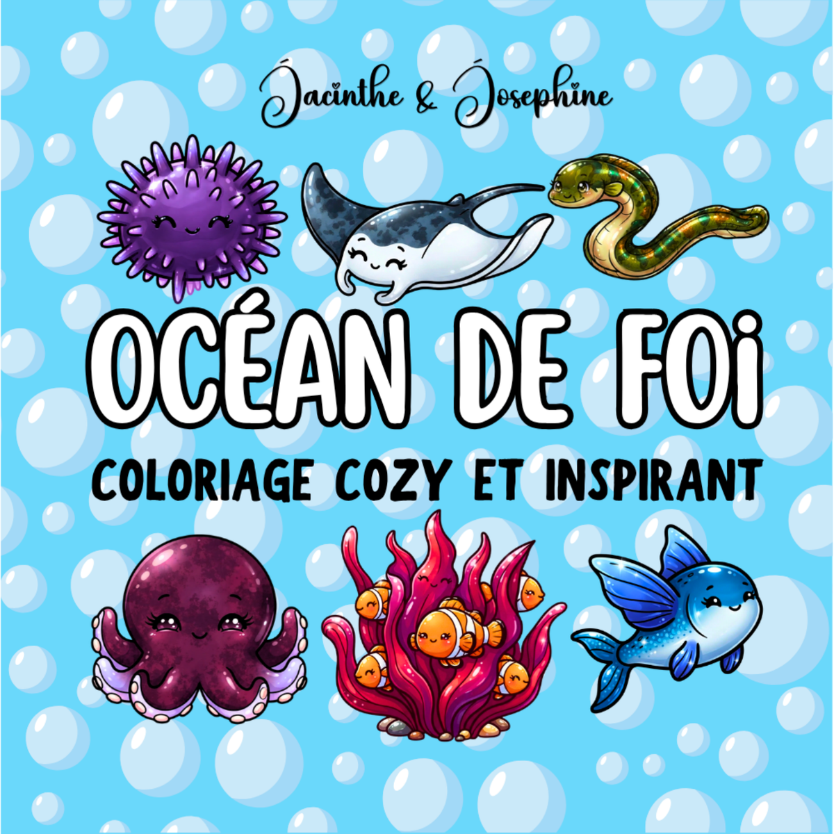 Océan de Foi : Coloriage cozy et inspirant
