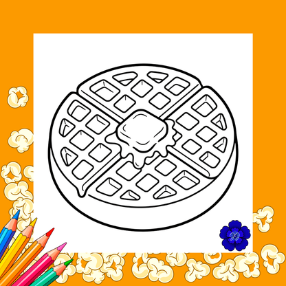 Snack & Bibine : Coloriage cozy et apaisant