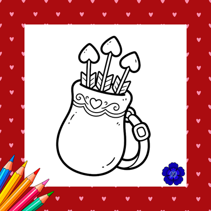 Câlin & Bisou : Coloriage cozy et apaisant