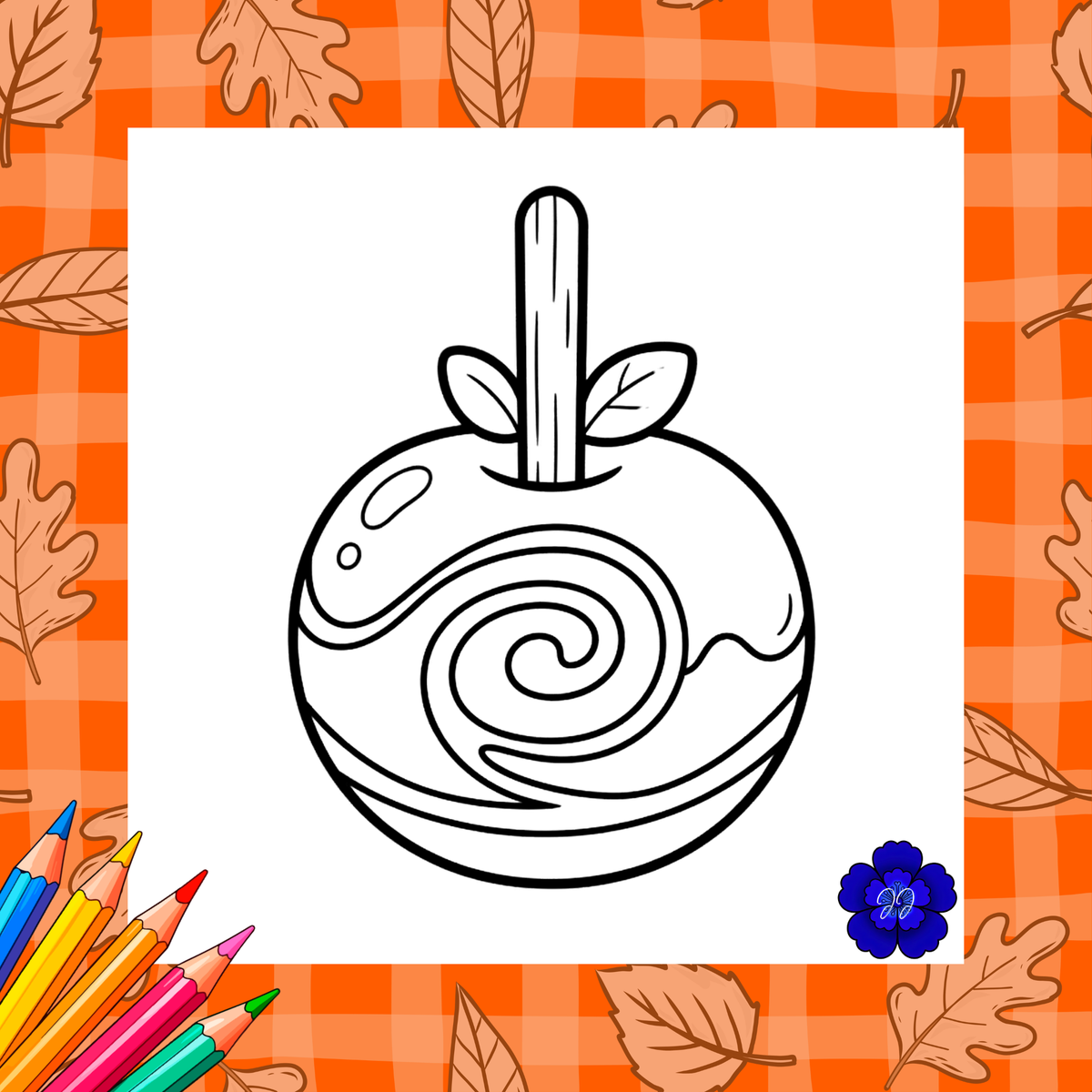 Automne & Pantoufle : Coloriage cozy et apaisant