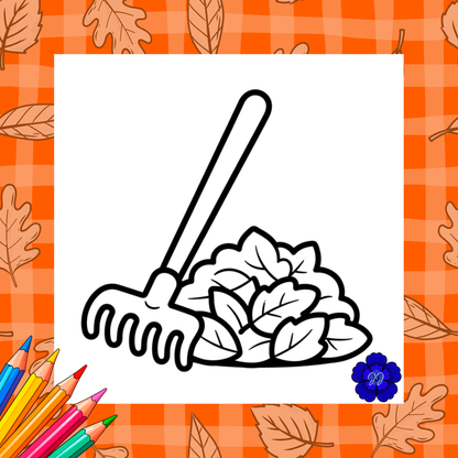 Automne & Pantoufle : Coloriage cozy et apaisant