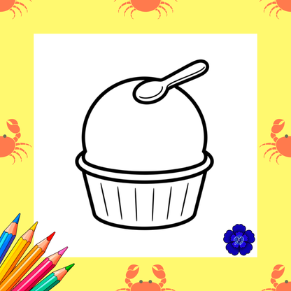 Cocotier & Transat : Coloriage cozy et apaisant