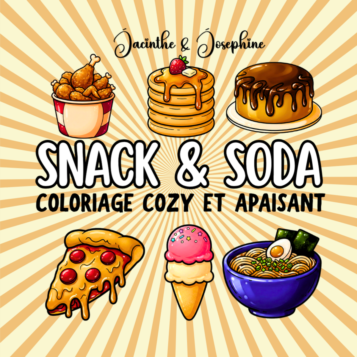 Snack & Soda : Coloriage cozy et apaisant