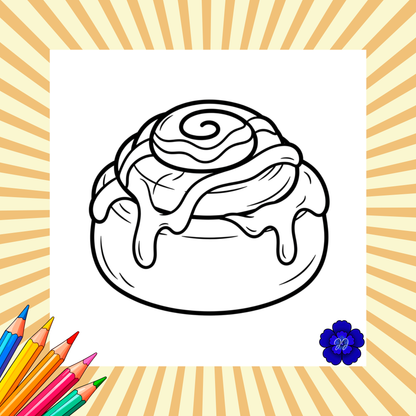 Snack & Soda : Coloriage cozy et apaisant