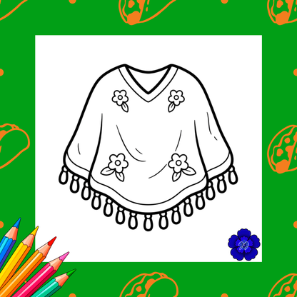 Mexique & Tradition : Coloriage cozy et apaisant